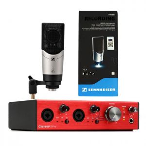 FOCUSRITE CLARETT+ 2PRE USB + SENNHEISER MK4