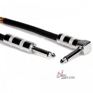 HOSA TWEED GUITAR CABLE STRAIGHT TO RIGHT-ANGLE