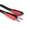 hosa-stereo-interconnect-dual-1/4-ts-to-dual-rca - ảnh nhỏ 3