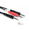 hosa-insert-cable-1/4-trs-to-dual-1/4-ts - ảnh nhỏ  1