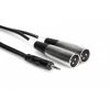 hosa-stereo-breakout-3-5mm-trs-to-dual-xlr3m - ảnh nhỏ 2