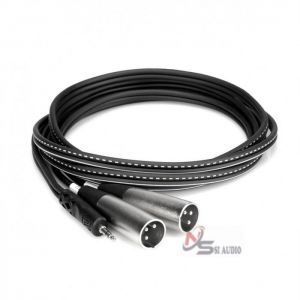 HOSA STEREO BREAKOUT 3,5 MM TRS SANG XLR3M KÉP