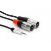 hosa-pro-stereo-breakout-rean-3-5mm-trs-to-dual-xlr3m - ảnh nhỏ 2