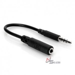 HOSA HEADPHONE ADAPTOR 3.5MM TRRS TO SLIM 3.5MM TRRS