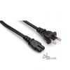 hosa-power-cord-iec-c7-to-nema-1-15p - ảnh nhỏ  1