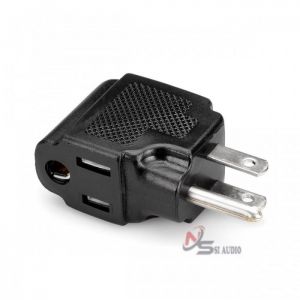 HOSA RIGHT-ANGLE POWER ADAPTOR NEMA 5-15R TO NEMA 5-15P