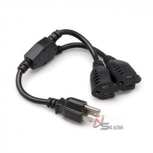 HOSA POWER EXTENSION Y CABLE DUAL NEMA 5-15R TO NEMA 5-15P