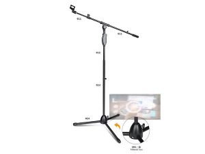 Professional Stands microphone - chân micro tăng đơ